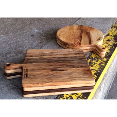 Custom Made Rustic Wood Cutting Boards And Serving Trays