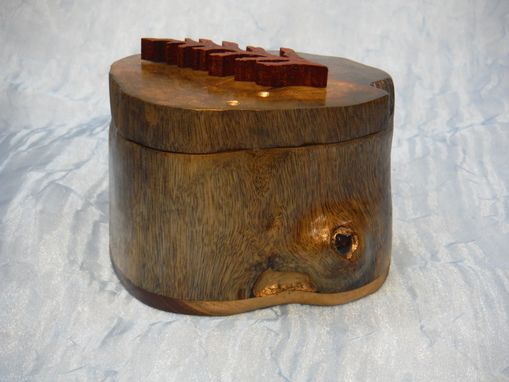 Custom Made Carved Driftwood Box