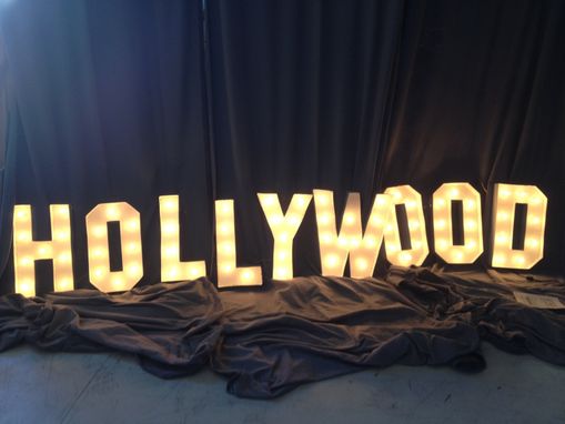 Custom Made Hollywood Sign Marquee Letter 18 Inch Tall Channel Letters