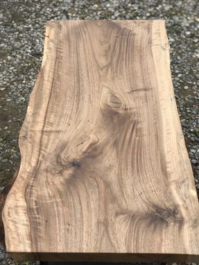 Custom Made Live Edge English Walnut Coffee Table