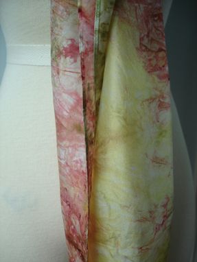 Custom Made Hand Dyed Silk Scarf