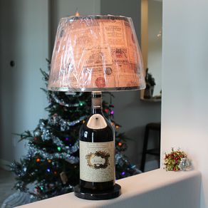 Custom Wine Bottle Lamp – Simpler Pleasures