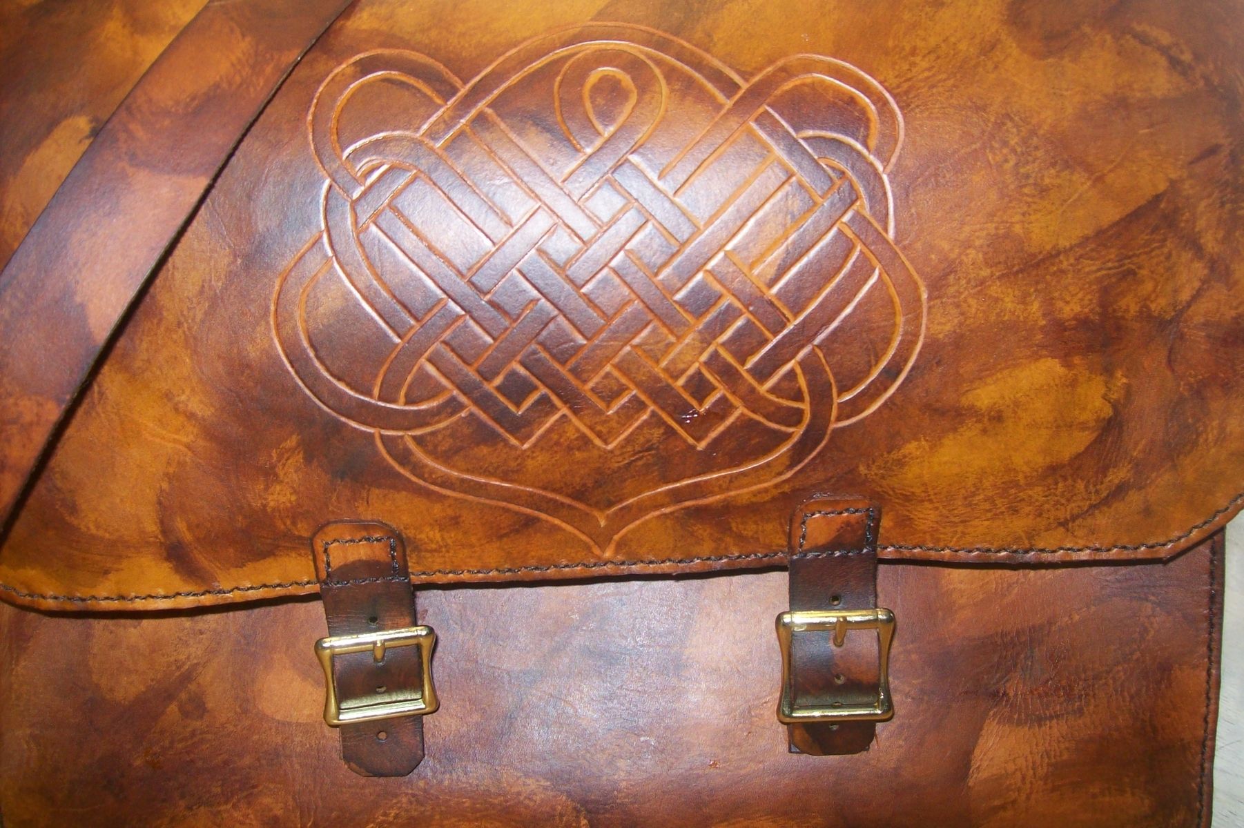 Personalized leather outlet computer bag