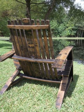 Custom Made Whiskey Barrel Chair