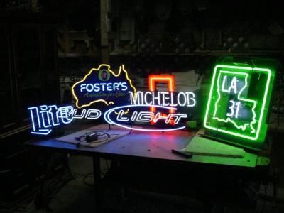 Custom Made Neon Lights Bought Sold Repaired