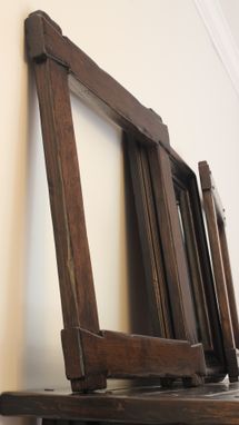 Custom Made 24" X 24" Arts And Craft Dovetail Mirror Frame