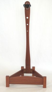 Custom Made Sapele Wood Custom Guitar Stand