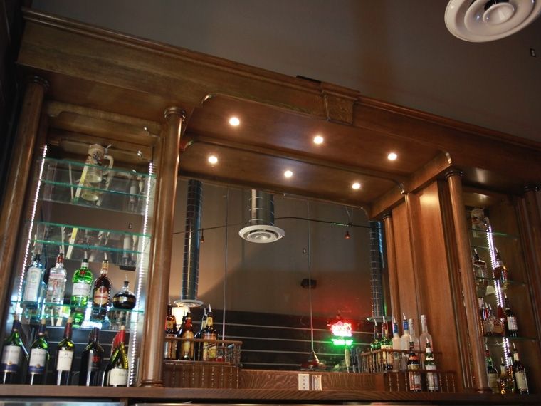 Custom Quartersawn White Oak Bar by Colorado Fine Woodworks