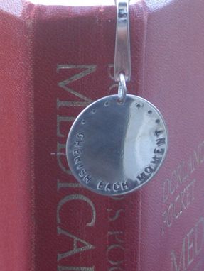 Custom Made Personalized Hand Stamped Bookmark