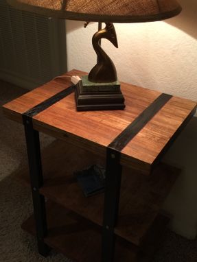 Custom Made Solid Wood Side Table