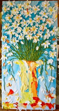 Custom Made "April Showers" Impasto Painting Sold