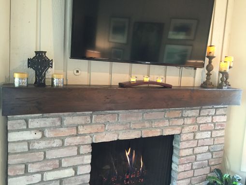 Custom Made Rustic Fireplace Mantels