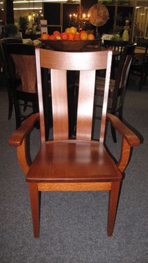 Custom Made Richfield Arm Chair In Quarter-Sawn White Oak