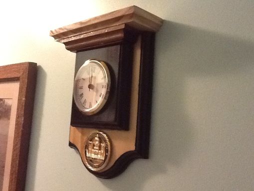 Custom Made Challage Coin Holder/Wall Clock
