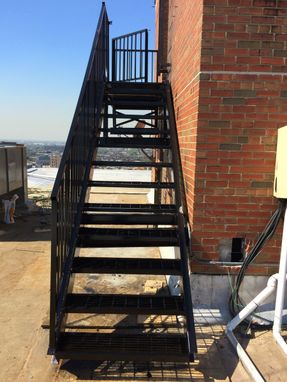 Custom Made Steel Fire Escape