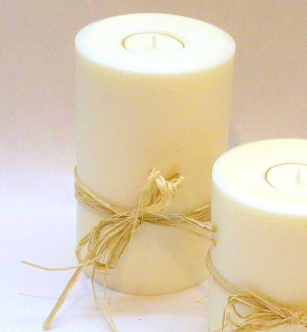 Custom Made Pillar Candles by DewOnAPetal Custom Candles