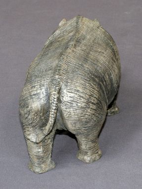 Custom Made Bronze Rhinoceros "White Rhinoceros" Rhino Figurine Statue Sculpture Limited Edition Signed Numbered
