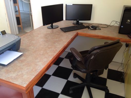 Custom Made Custom Home Office Desk