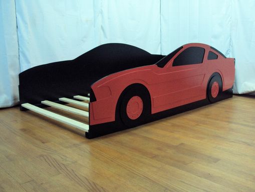 Custom Made Car Twin Kids Bed Frame - Handcrafted - Car Themed Children's Bedroom Furniture