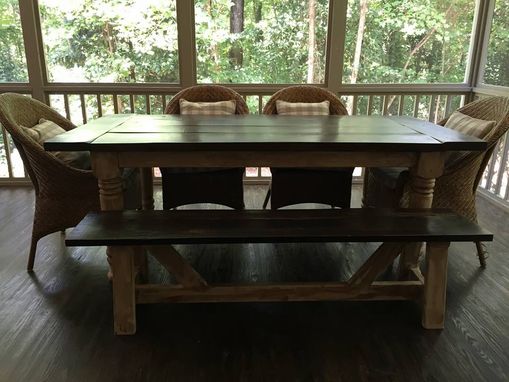 Custom Made Farmhouse Dining Room Table