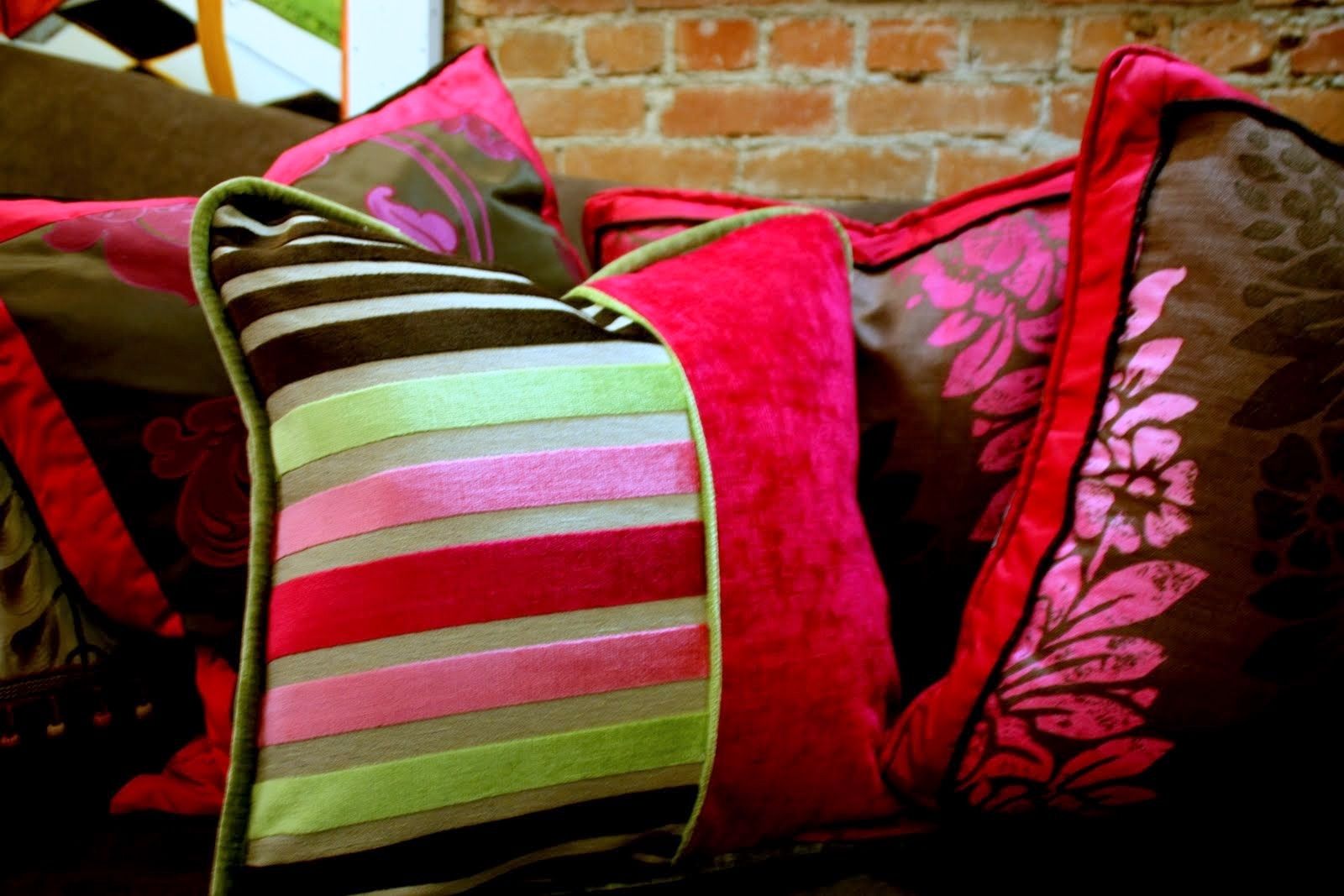 Handmade Custom Made Pillows Made From European Fabric Collection by ...