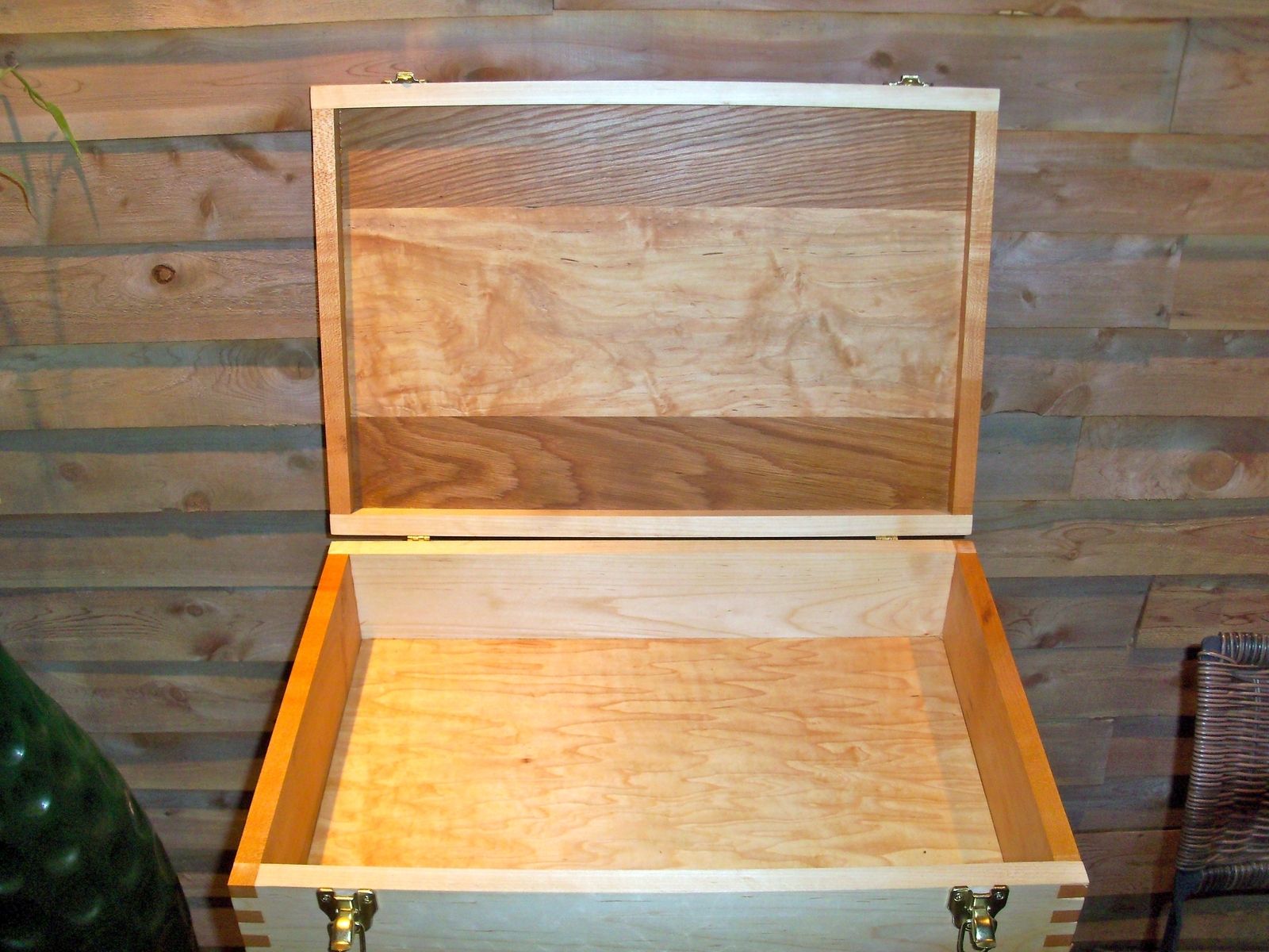 Buy Handmade Wood Case, Wood Laptop Case, Locking Wood Box, made to