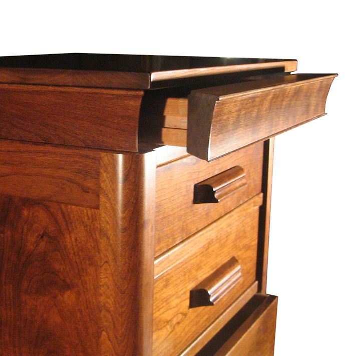 Hand Crafted Art Deco End Table by Mark Love Furniture