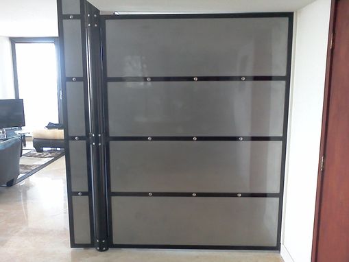 Custom Made Metal Door, Divider, Sliding Panels