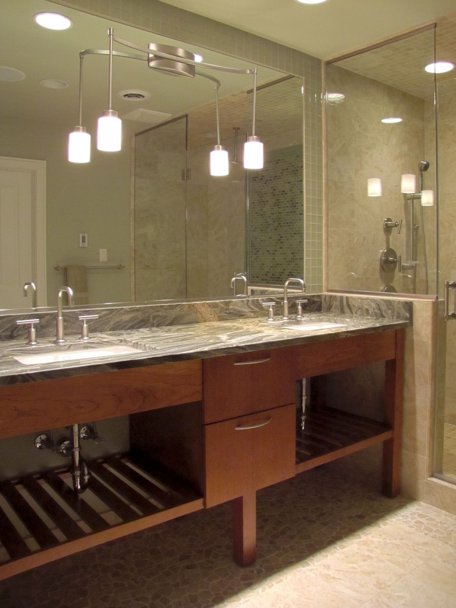 custom made walnut and maple vanity/dressing table by bob