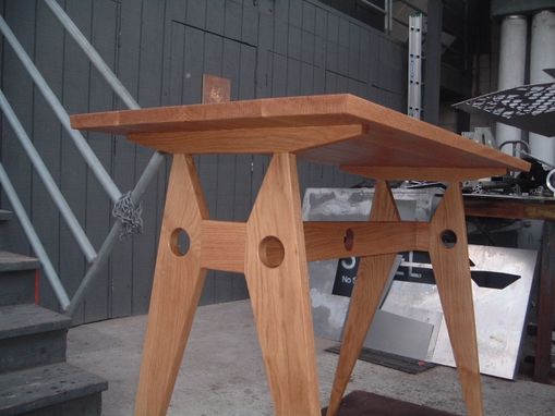 Custom Made Amrit's Bar Height White Oak Table