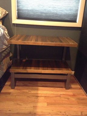 Custom Made Floating End Table.