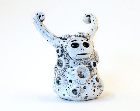 Custom Made Art Object Monster Polymer Clay Sculpture