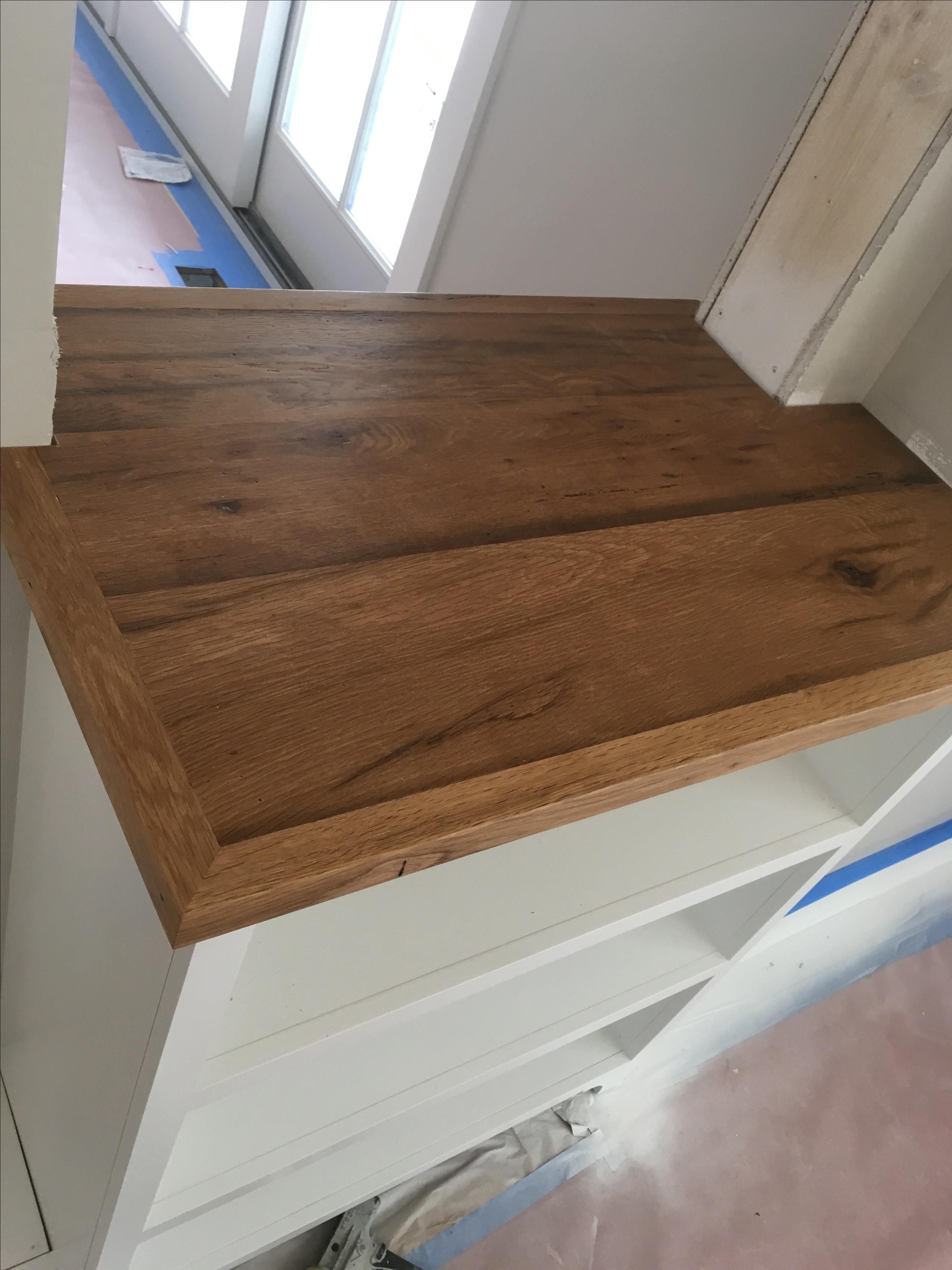 Custom Reclaimed Oak Countertops by Rustique, LLC