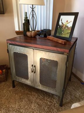Custom Made Industrial Inspired Living Room Set With Reclaimed Wood