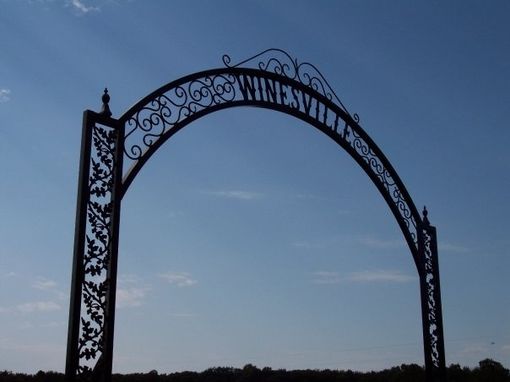 Custom Made Winesville Cemetery Arch