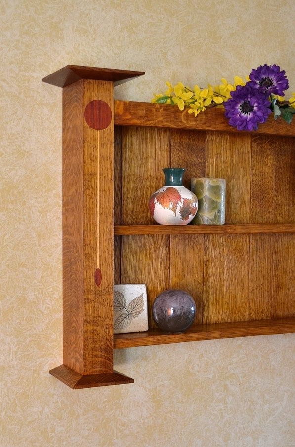 Custom Arts And Crafts Wall Shelf by New Mission