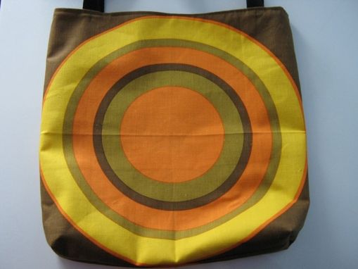 Custom Made Upcycled Tote Bag Made From A Pair Of Vintage Fallani And Cohn Napkins