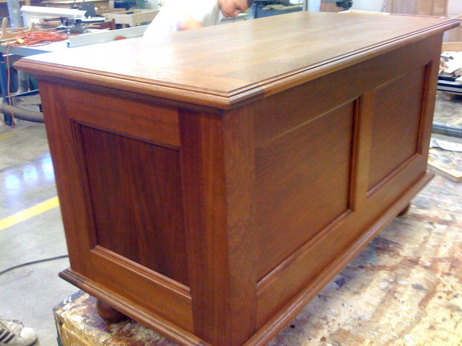 Hand Made Blanket Chest by Jay & Burk Fine Furniture