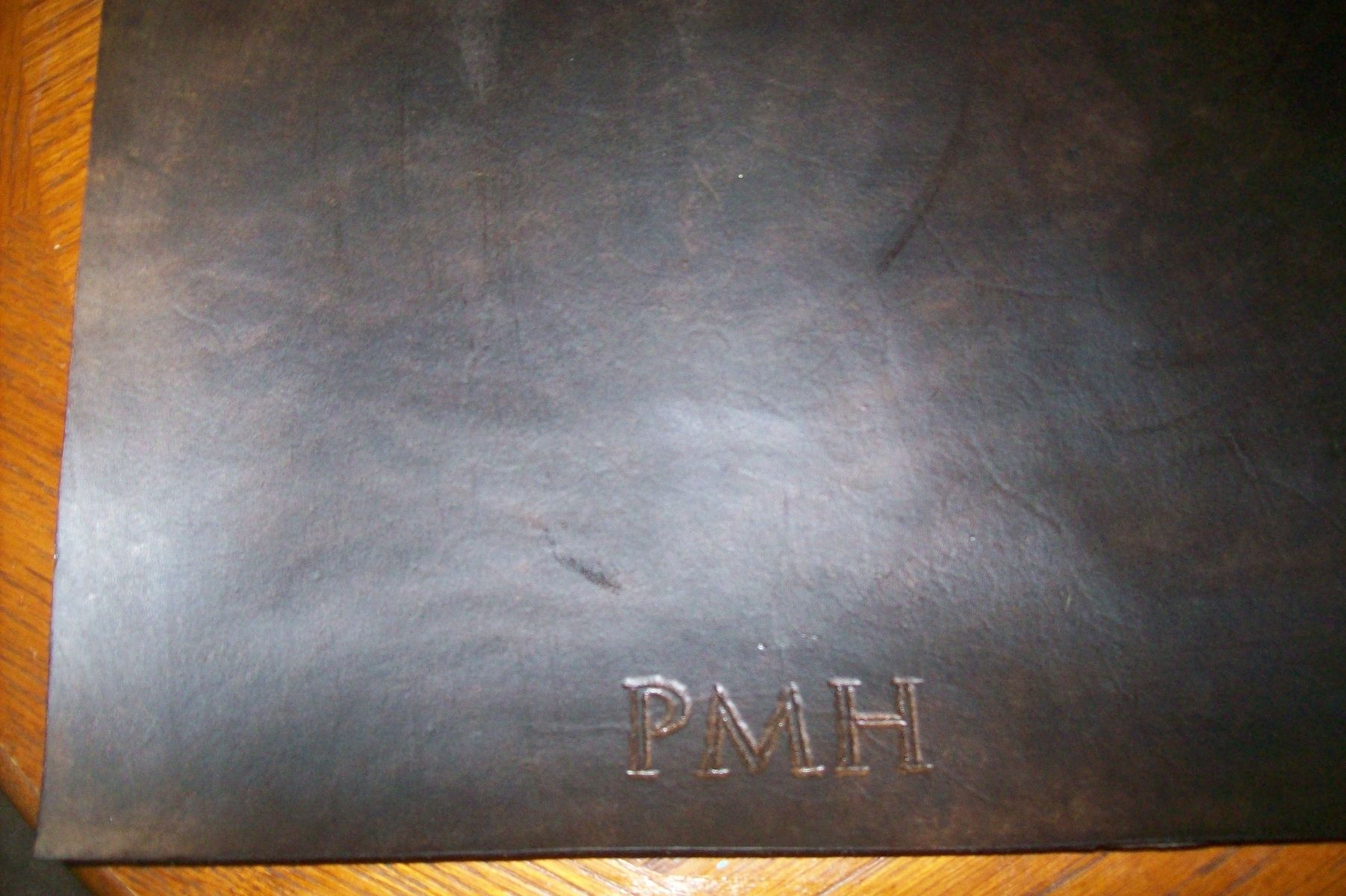Buy Hand Made Custom Leather Pad/Mat, made to order from Kerry's