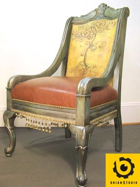 Custom Made Hand-Painted, Custom Tree Chair