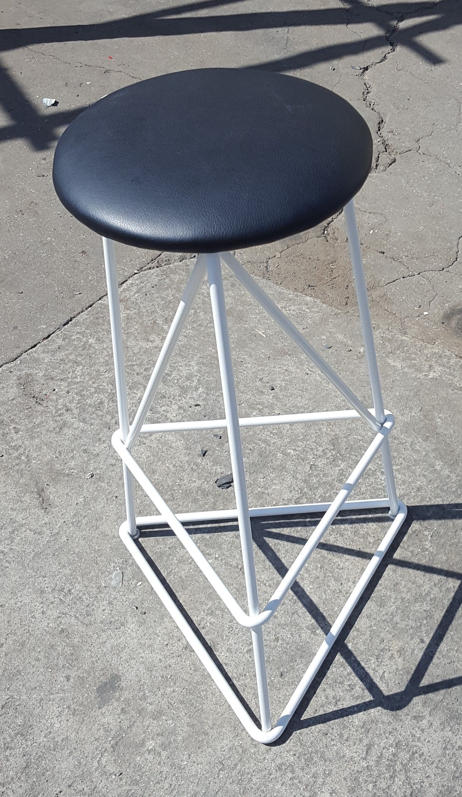 Buy Custom Made Steel & Vinyl Bar Stool, made to order from Springhouse