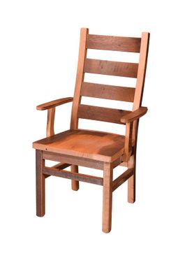 Custom Made Reclaimed Wood Ladderback Chair