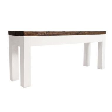 Custom Made Farmhouse Bench — Rustic Modern Table Bench