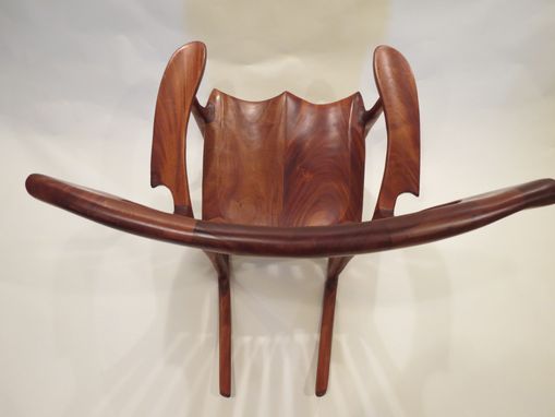Custom Made Mahogany Rocking Chair