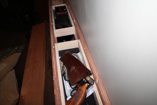 Custom Made Gun Bed With Hidden Compartment