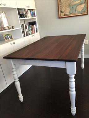 Custom Made Custom Walnut Farm Table