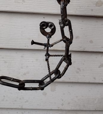 Custom Made Just Hanging In There Metal Art