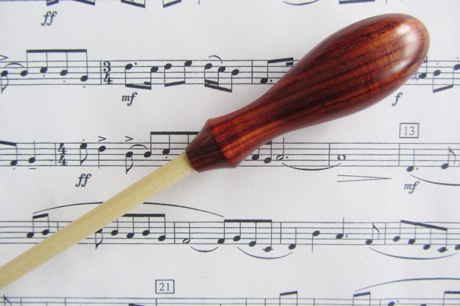 Custom Music Conductors Baton Handmade Cocobolo Wood And Poplar Wood