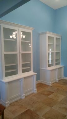 Custom Made Matching Built-In Bookcases