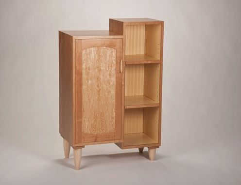 Custom Made Cabinet With Side Shelving